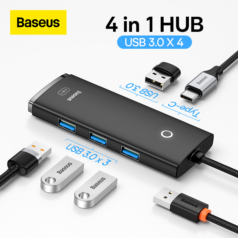 Baseus-Lite ø 4 Ʈ USB  , ƺ  ..